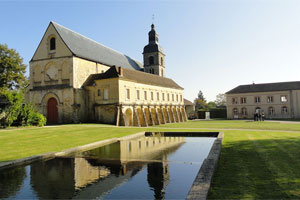 Abadía de Hautvillers en La región de La Champagne